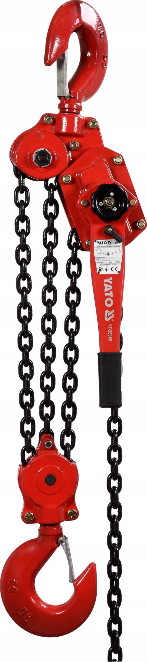 YATO WCIĄGNIK DŹWIGNIOWY WYCIĄGARKA 9 T 1,5 M Kod producenta YT-58968