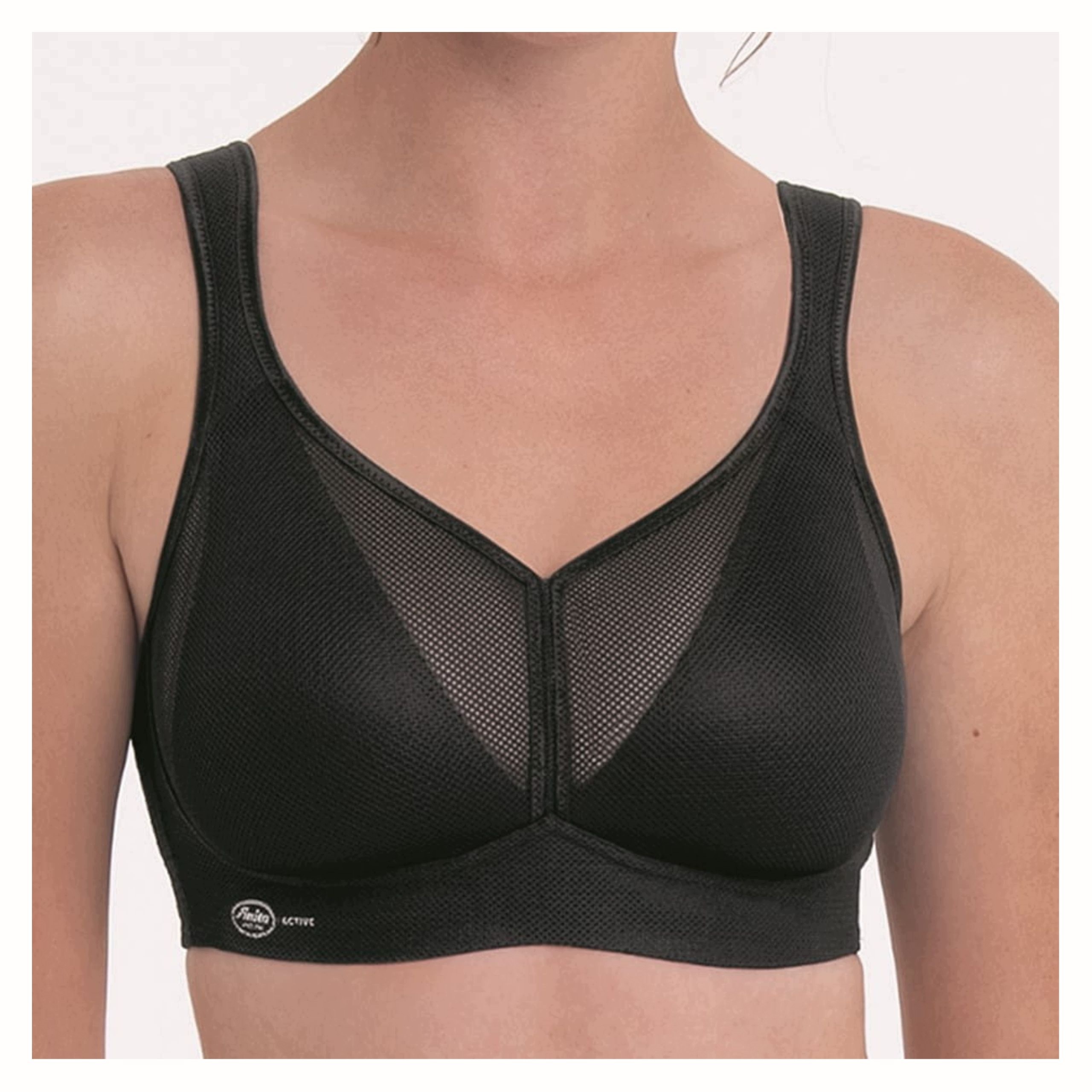 Sportovní podprsenka 80G měkká Anita Activ air control 5544 bez kostic, černá