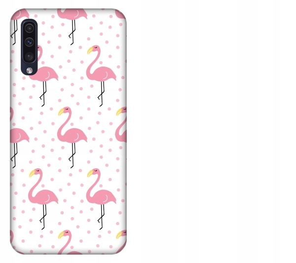 

Etui pokrowiec Samsung Galaxy A50 Flamingi róz