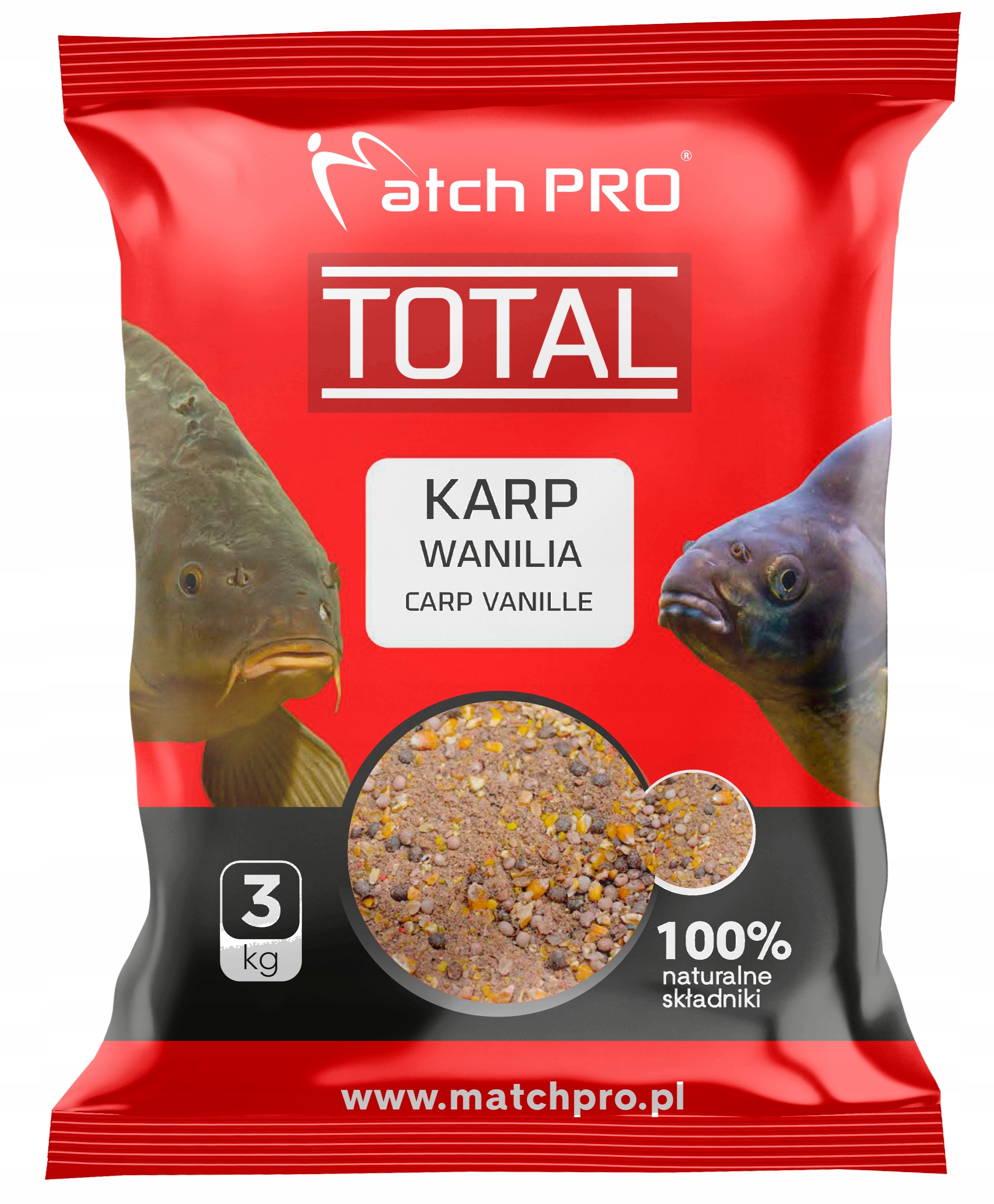 Zanęta Match Pro Total 3kg Karp Wanilia #517940