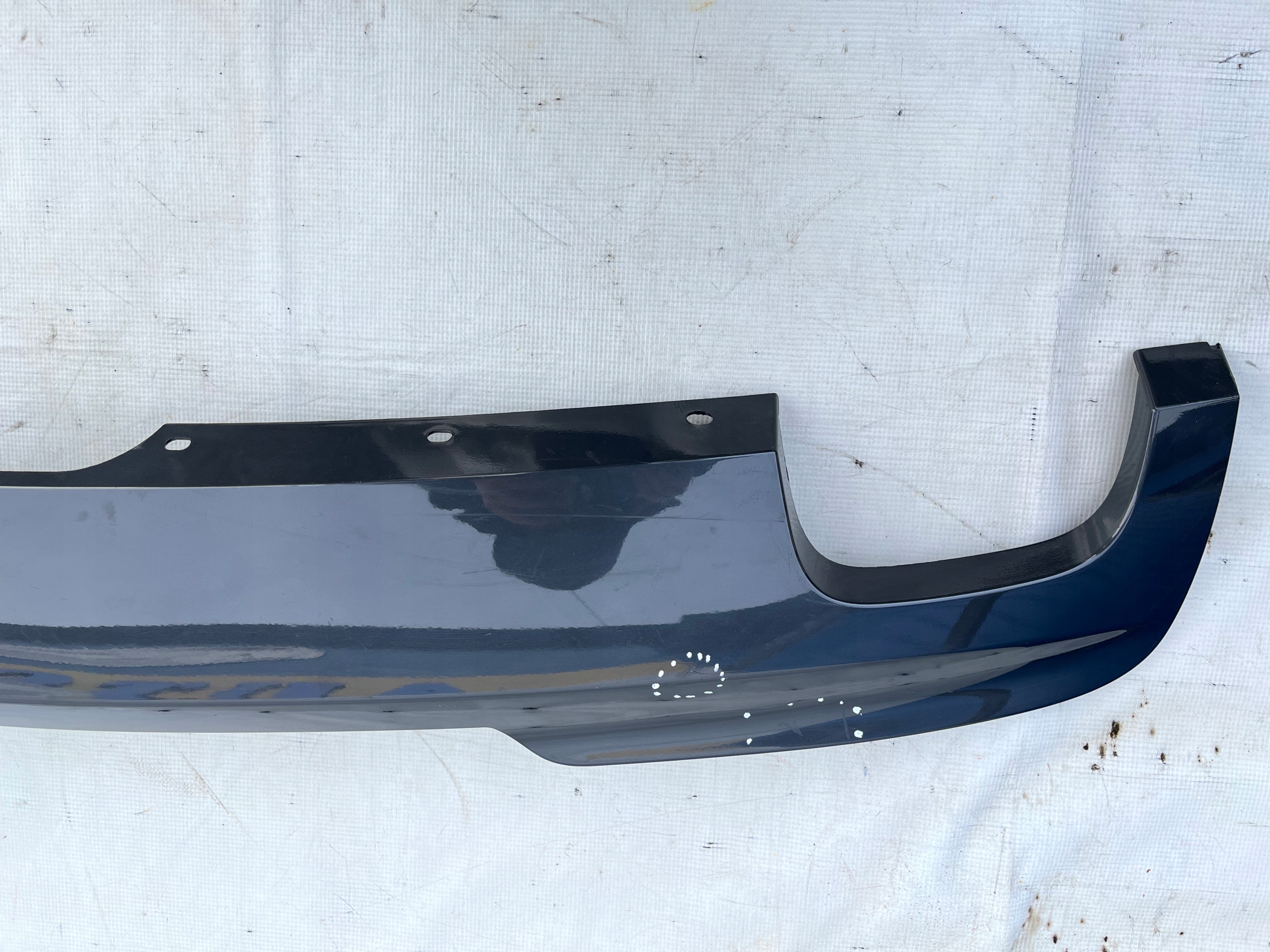 BMW F10/F11M-PAKIET diffusore Paraurti posteriore nero
