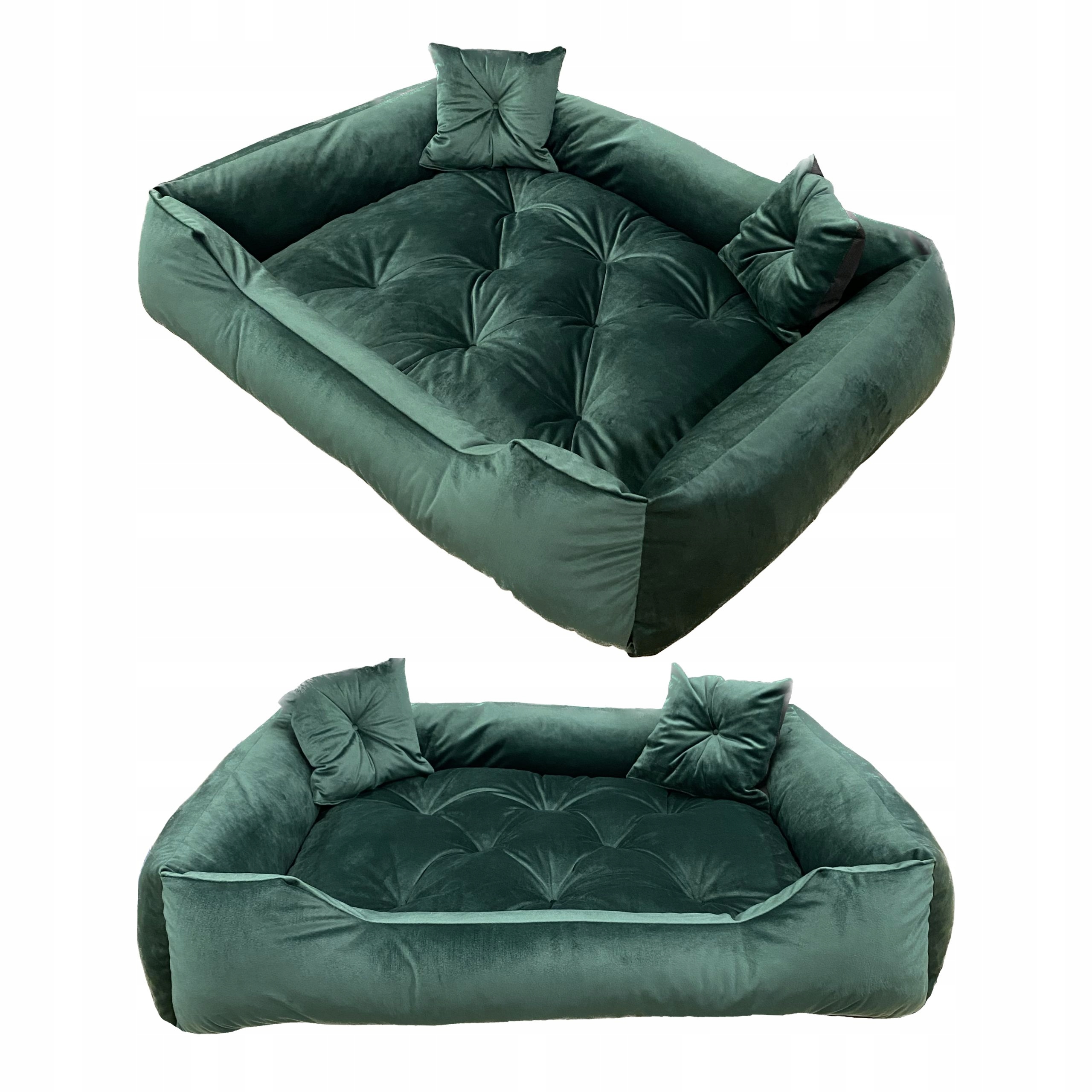 Legowisko dla psa posłanie welurowe antypoślizgowy spód 135x100 XL