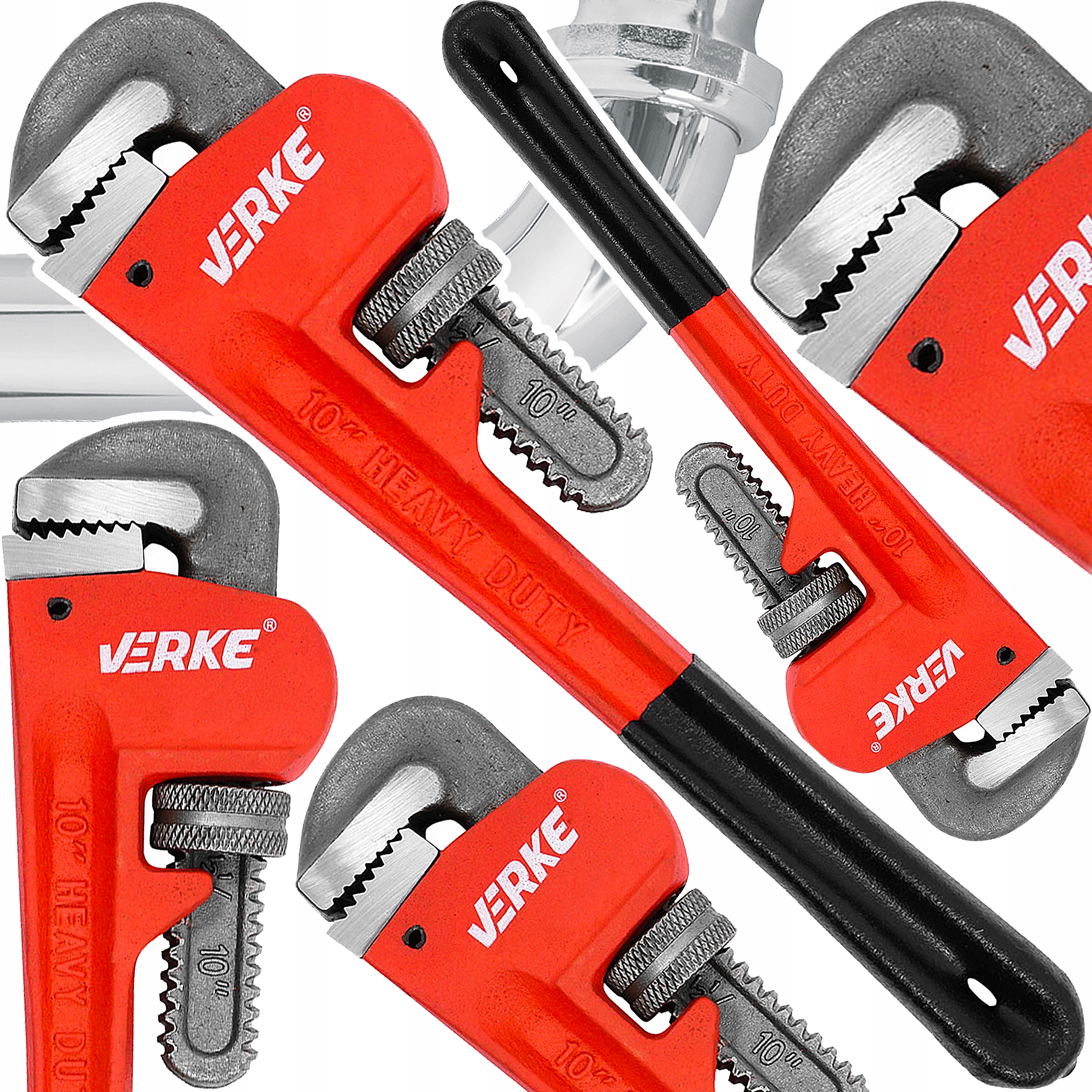 Klucz Do Odkręcania Rur Stillson 10" 250mm Hydrauliczny Żaba Żabka Mocny!!