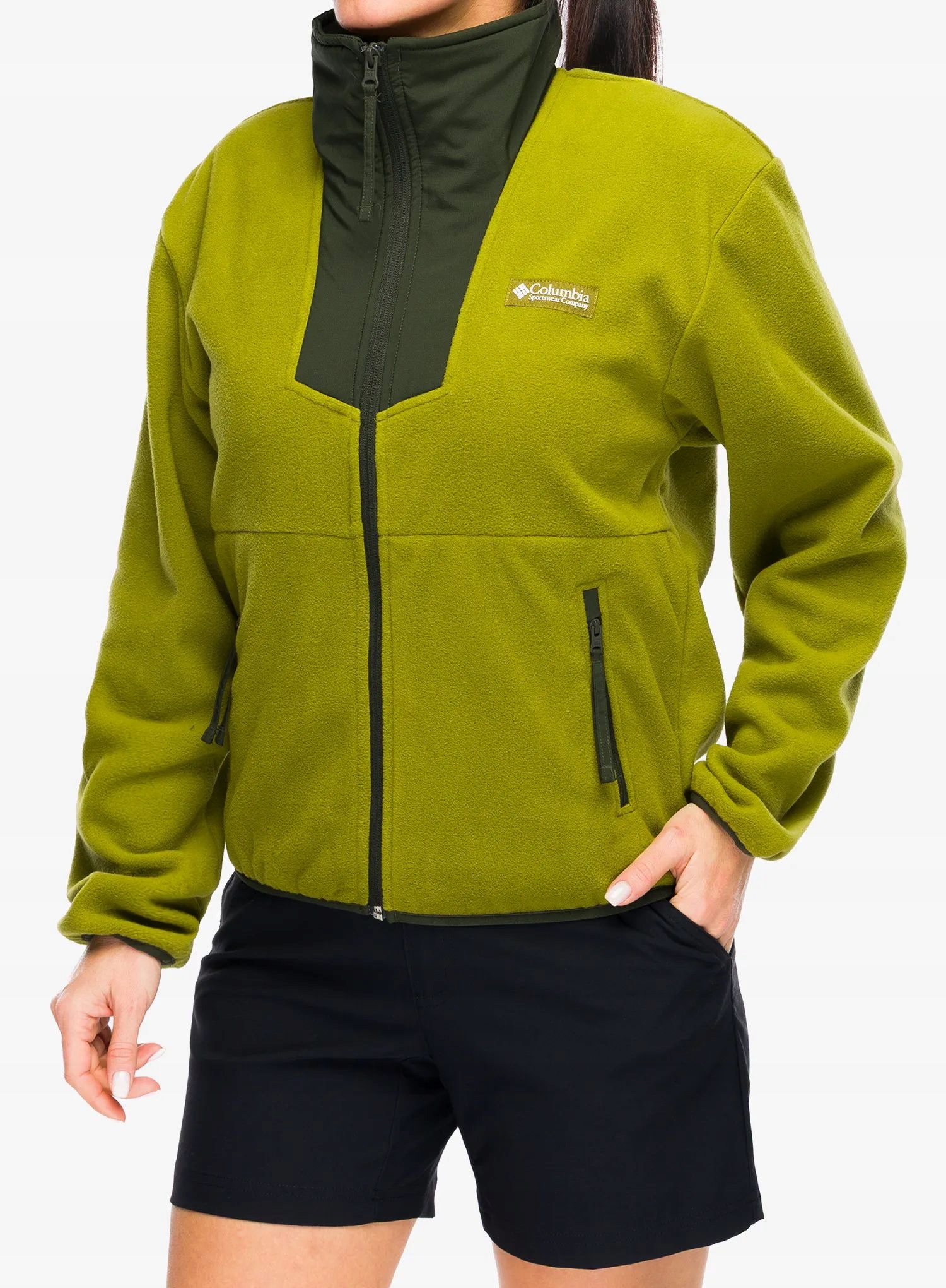 Fleecová Mikina fleece Columbia Sequoia Grove Full Zip Fleece mossy/greenscape L