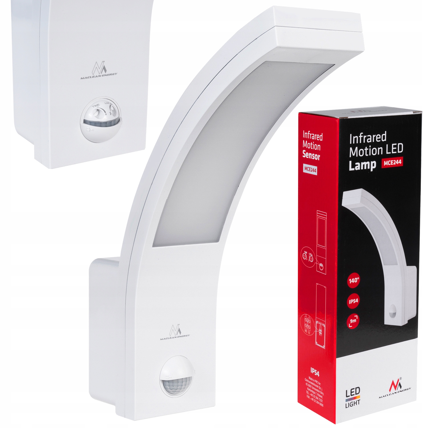 

Lampa Led Z Czujnikiem Ruchu Zmierzchu 10W IP54