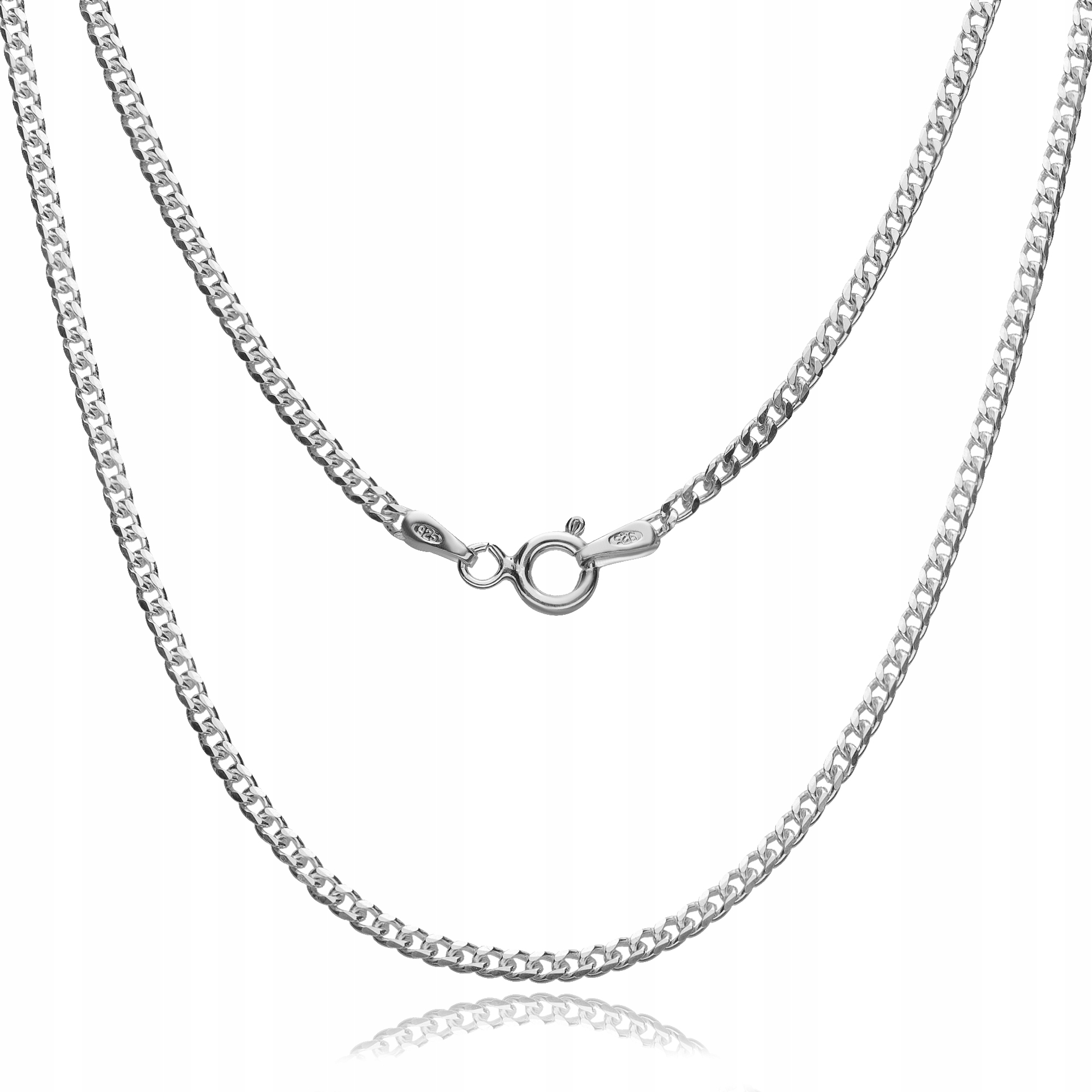 Pancerka Stříbrný Řetízek Dámský Pánský 2.1 45 cm
