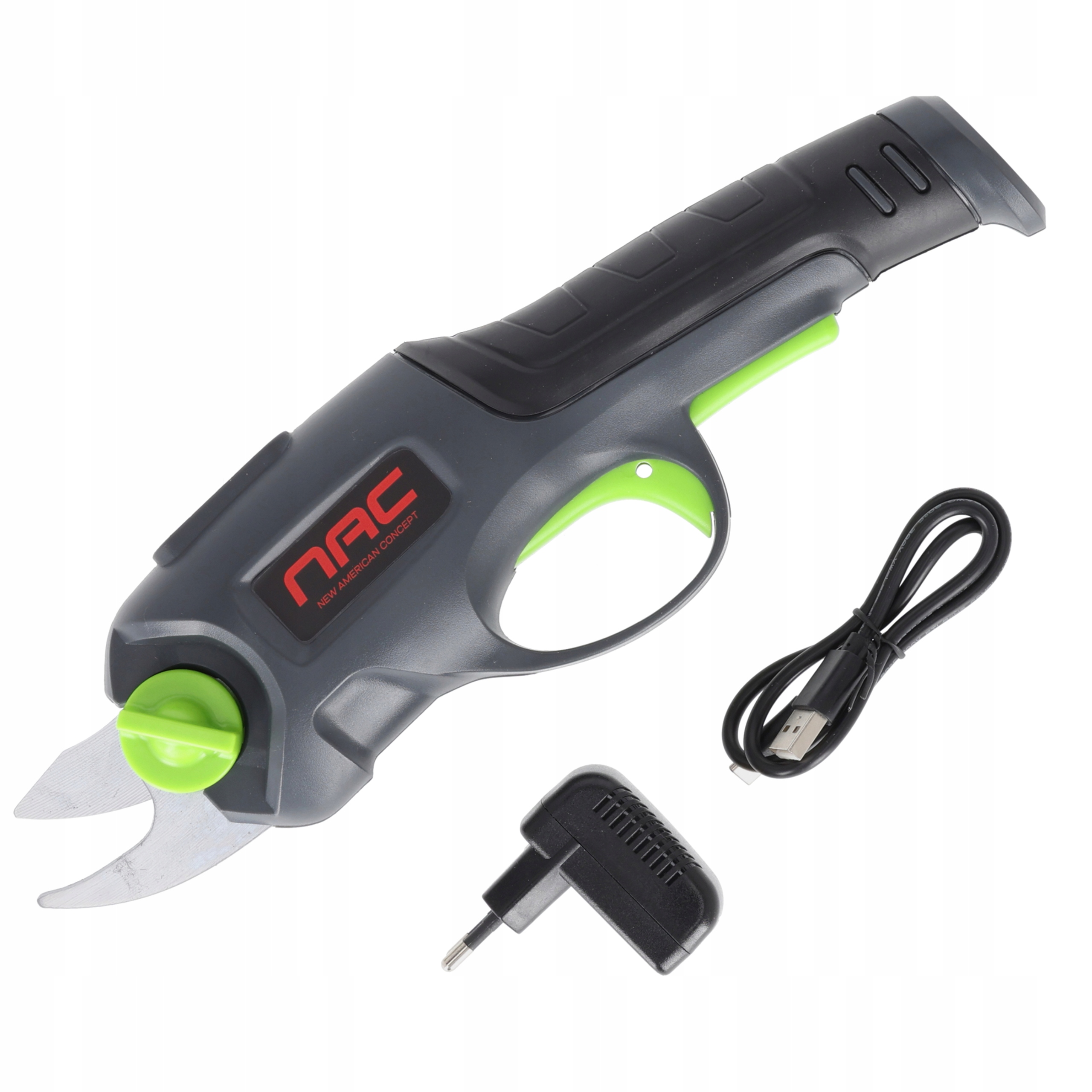 Sekator Akumulatorowy 3,6V do cięcia gałęzi Nac bateria 1,5Ah ładowarka