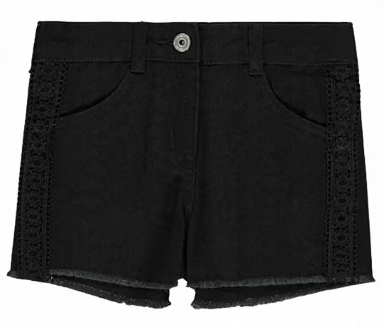 

George krótkie spodenki 140 jeans szorty Koronka