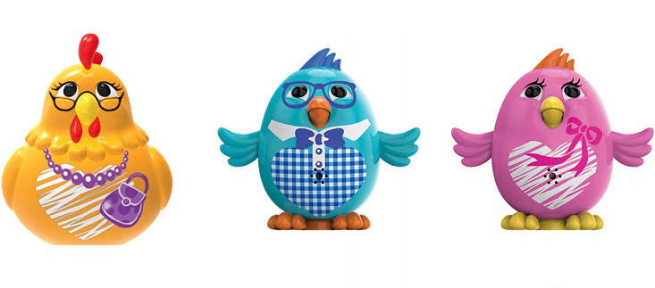 DIGICHICKS 3 ŚPIEWAJĄCE KURCZAKI - ZESTAW RODZINKA Stan opakowania oryginalne