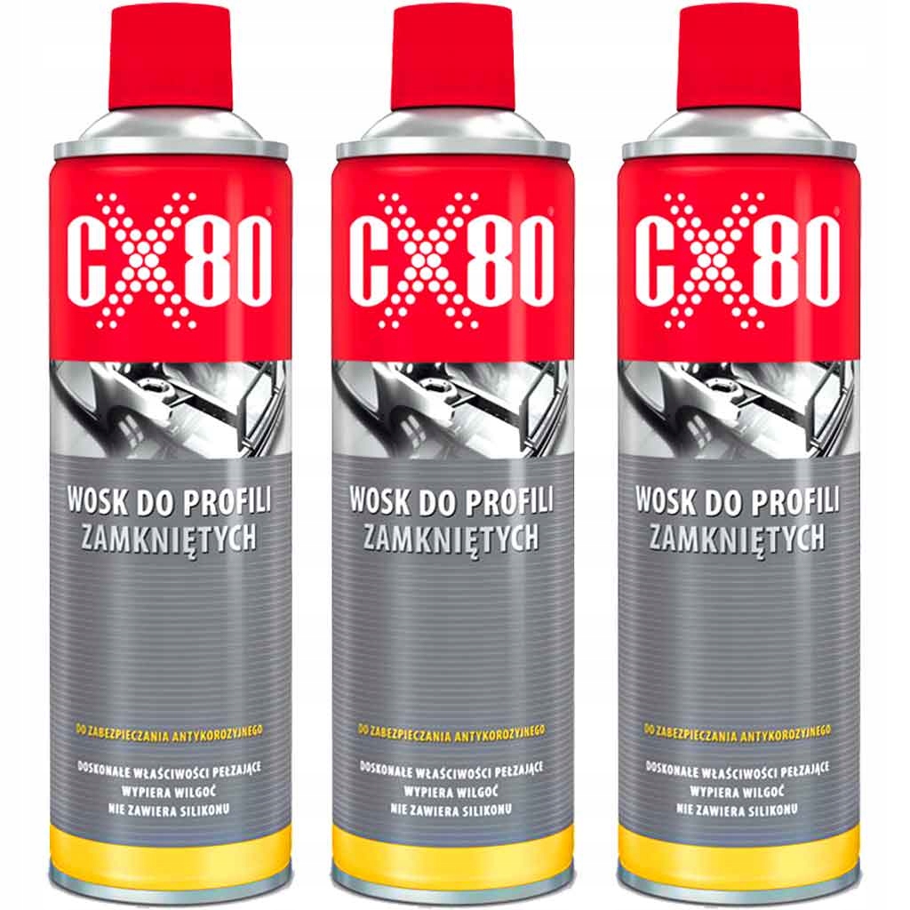 

Wosk CX80 Do Profili Zamkniętych Antykorozja 1,5L