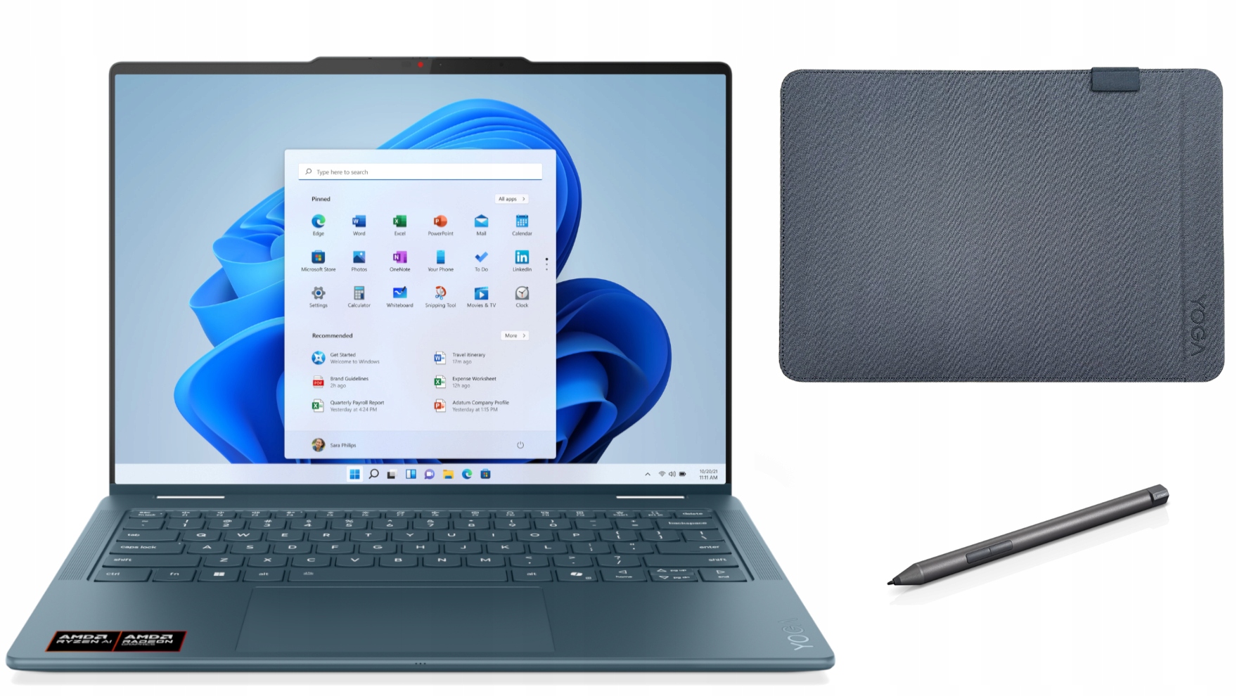 Laptop 2w1 Lenovo Yoga 7 Ryzen Ai 5 340 Oled 16GB 512SSD W11 Etui i rysik