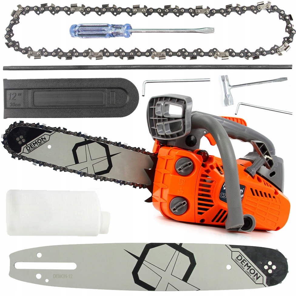 Piła Spalinowa Do Gałęzi Mocna Pilarka Łańcuchowa Gałęziówka Demon 1,3KM