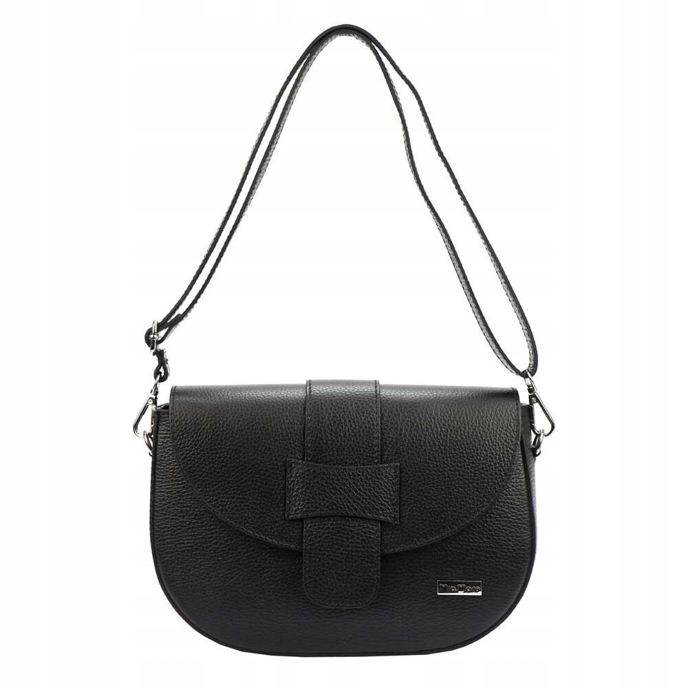 Kabelka Přes Rameno kabelka MiaMore černá Elegantní kůže MiaMore 01-026-2 Dollaro