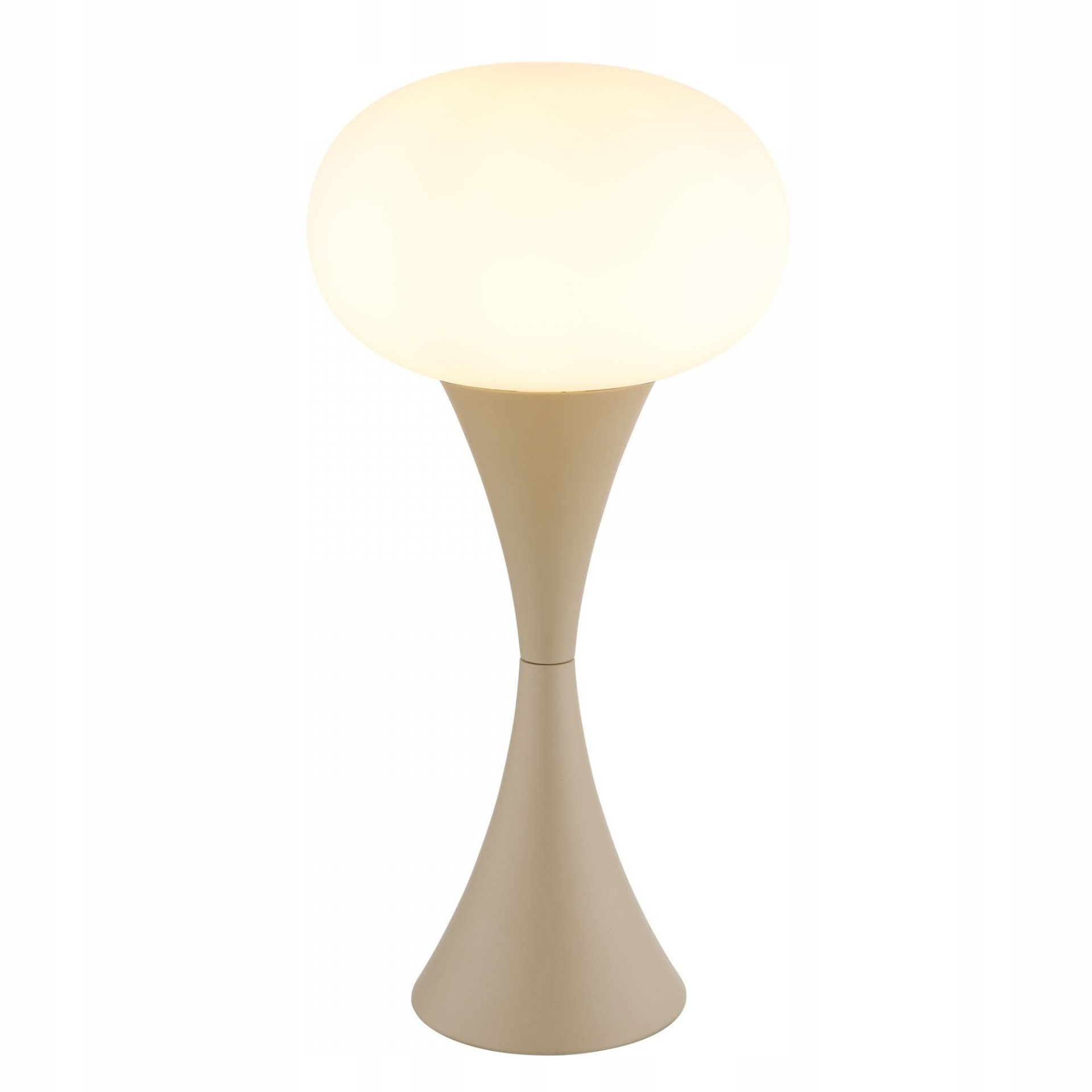 Béžová stolní lampa Lula do obývacího pokoje a kanceláře Globo
