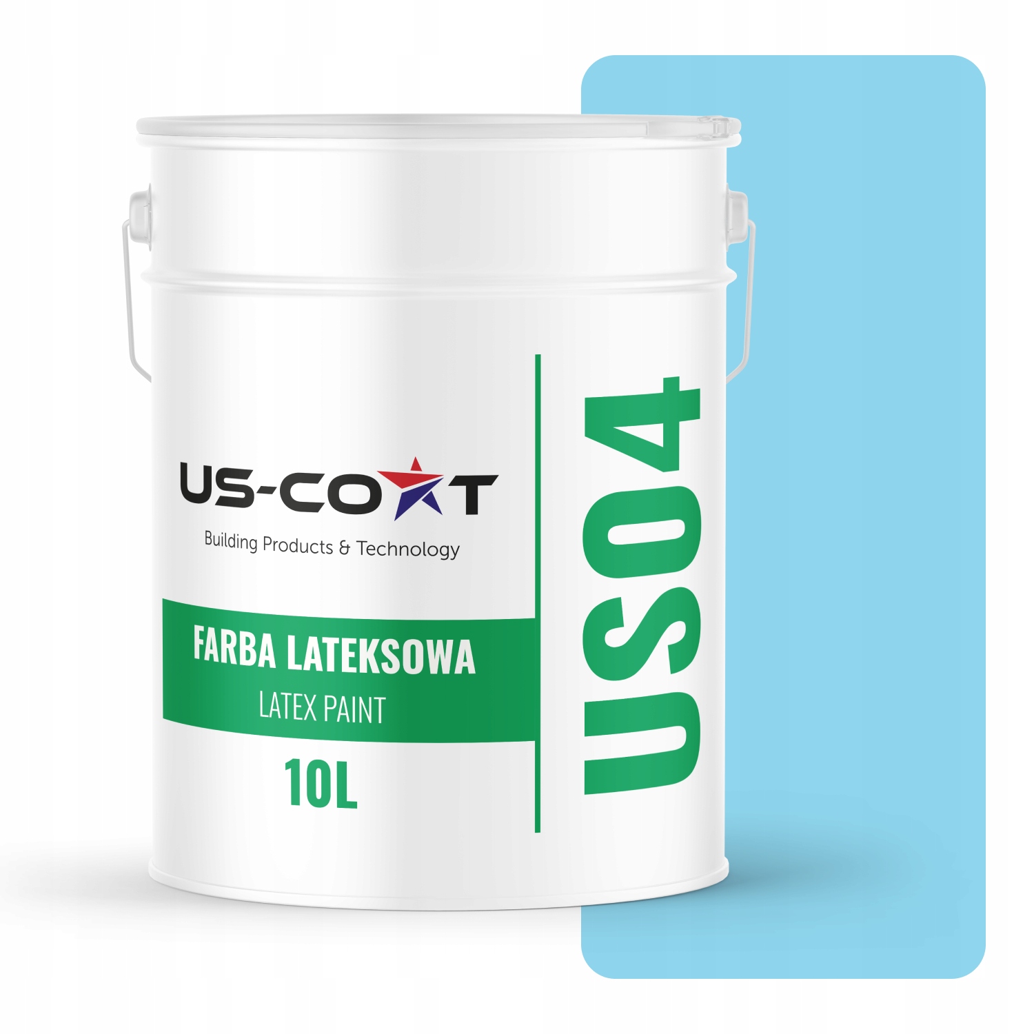 Barva Světle Modrá H0361 10L Matná Na Stěny Strop