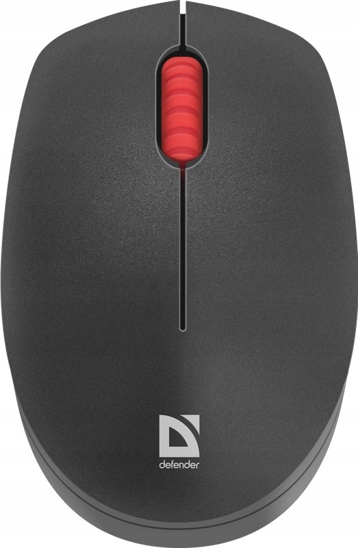 Mysz Defender Tiana MB-055 Rf Bezprzewodowa Silent Czarna 1000dpi 3P