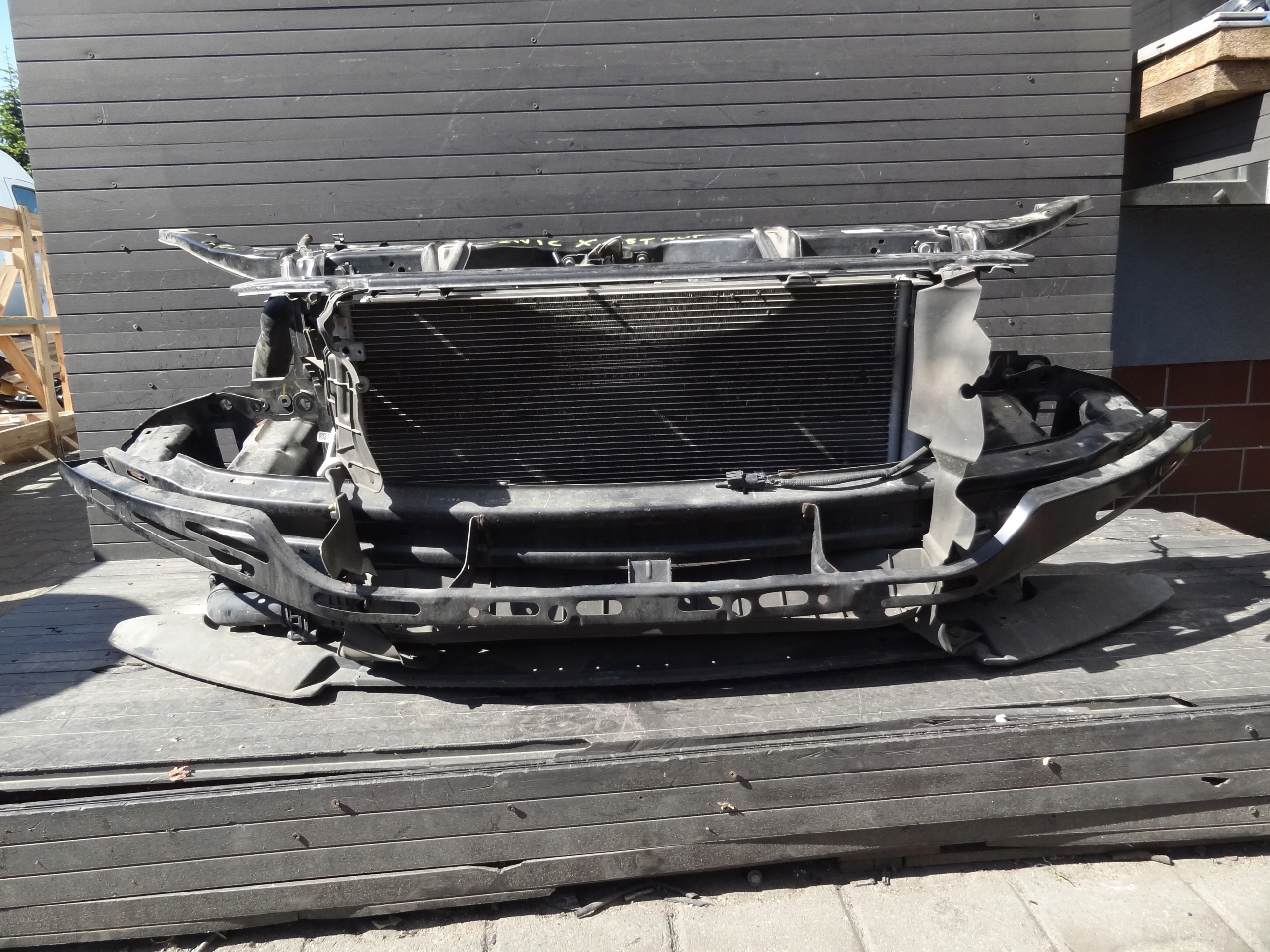 HONDA CIVIC X 2017 SEDAN 1,5 TURBO AUTOMAT PAS PRZEDNI BELKA CHLODNICE ORG