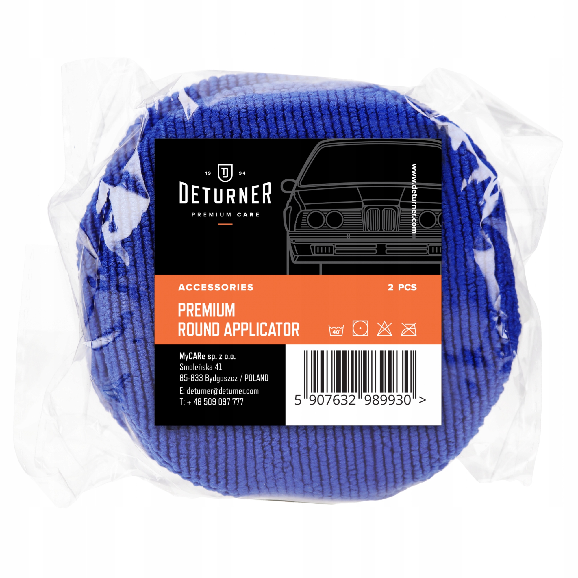 DETURNER _ PREMIUM ROUND APPLICATOR _ APLIKATOR DO POWŁOK 2 SZTUKI