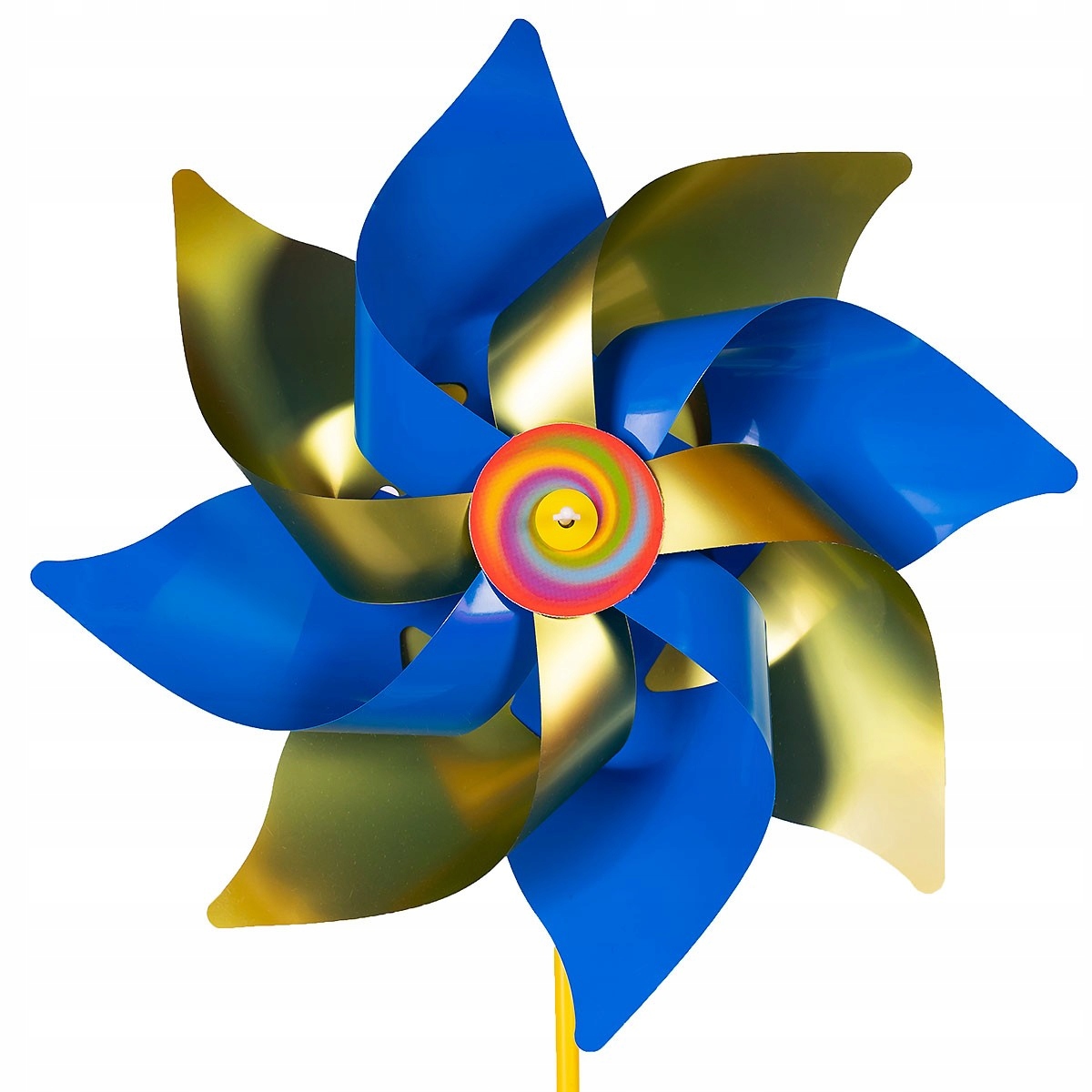 3604 WIATRAK WIATRACZEK NA PATYKU RÓŻNE KOLORY 35CM