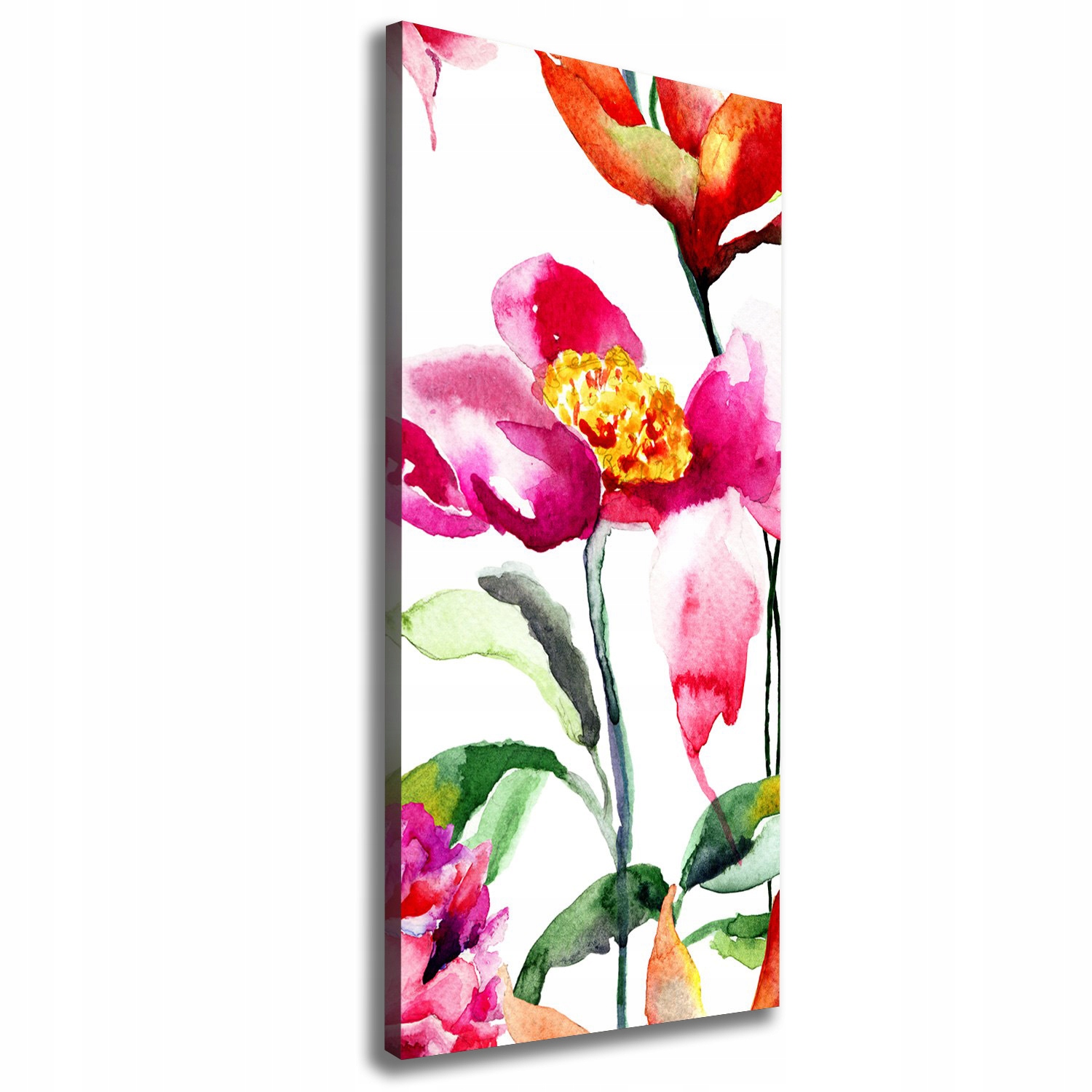 

Foto obraz canvas do salonu Polne kwiaty 50x125