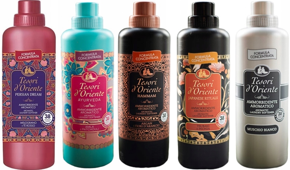 Levně Tesori d'Oriente Sada 5 italských tekutá aviváž 760 ml Pahjm