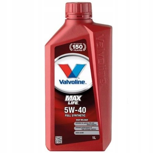 

Olej Valvoline Maxlife 5W-40 1L