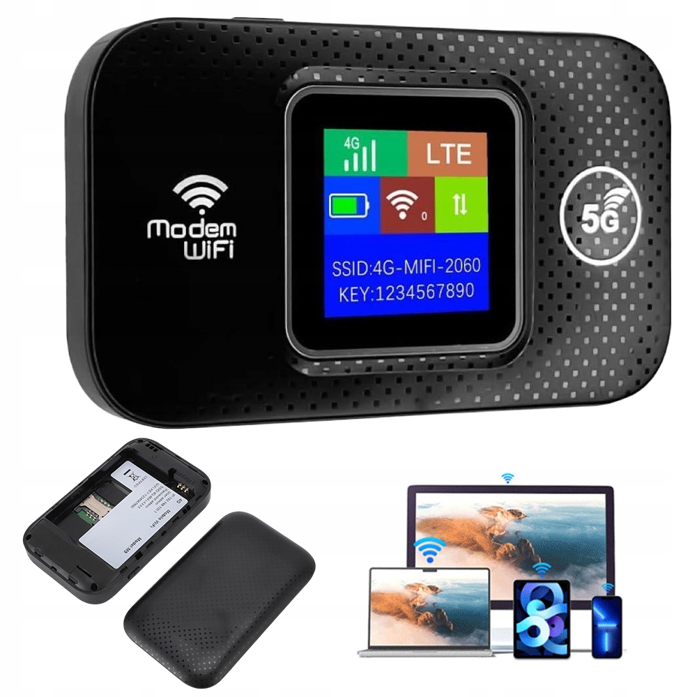 Mobilní Router 4G Lte 150MBPS Download 50MBPS Upload WPA2 Wifi 3000MAH