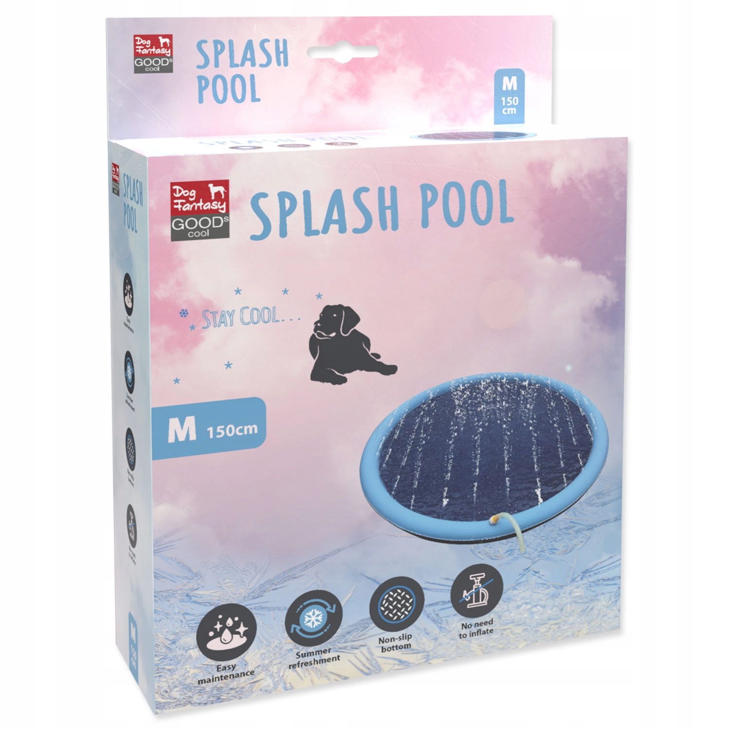 Levně Brouzdaliště Dog Fantasy s vodními tryskami 150cm