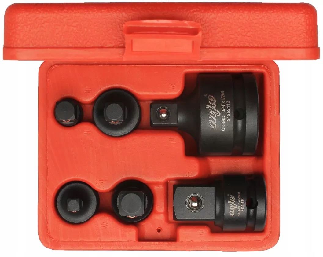 Sada redukčních nárazových adaptérů CrMo 6 dílů Mjw