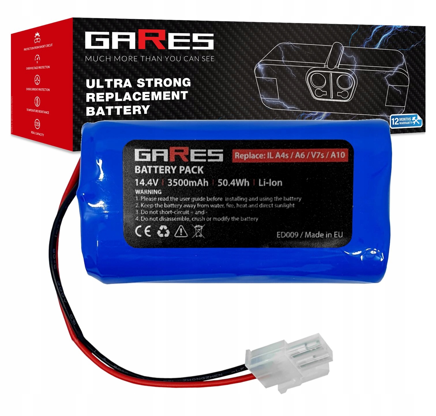 Baterie Akumulátor pro Silvercrest Ssr SSR1 SSRA1 14,4 V/14,8 V 3,5 Ah