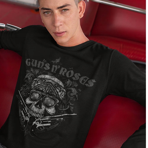 LONGSLEEVE HORROR/ROCK GUNS N ROSES GUNS Marka inna