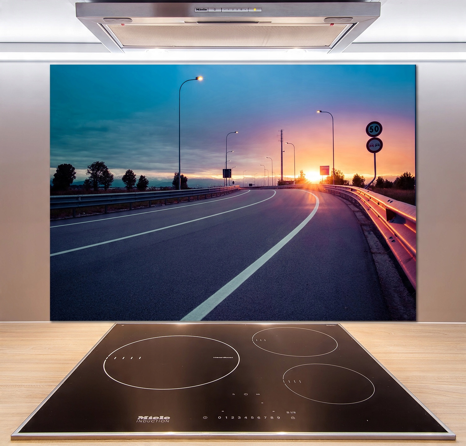 

Panel dekor szkło Autostrada 100x70 cm + Klej