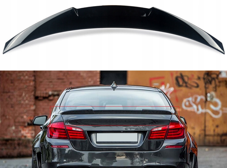 Spoiler Zadní Klapky Zavazadlového Prostoru Pro Bmw F10 Spoiler M4 Vzhled Černý Lesk