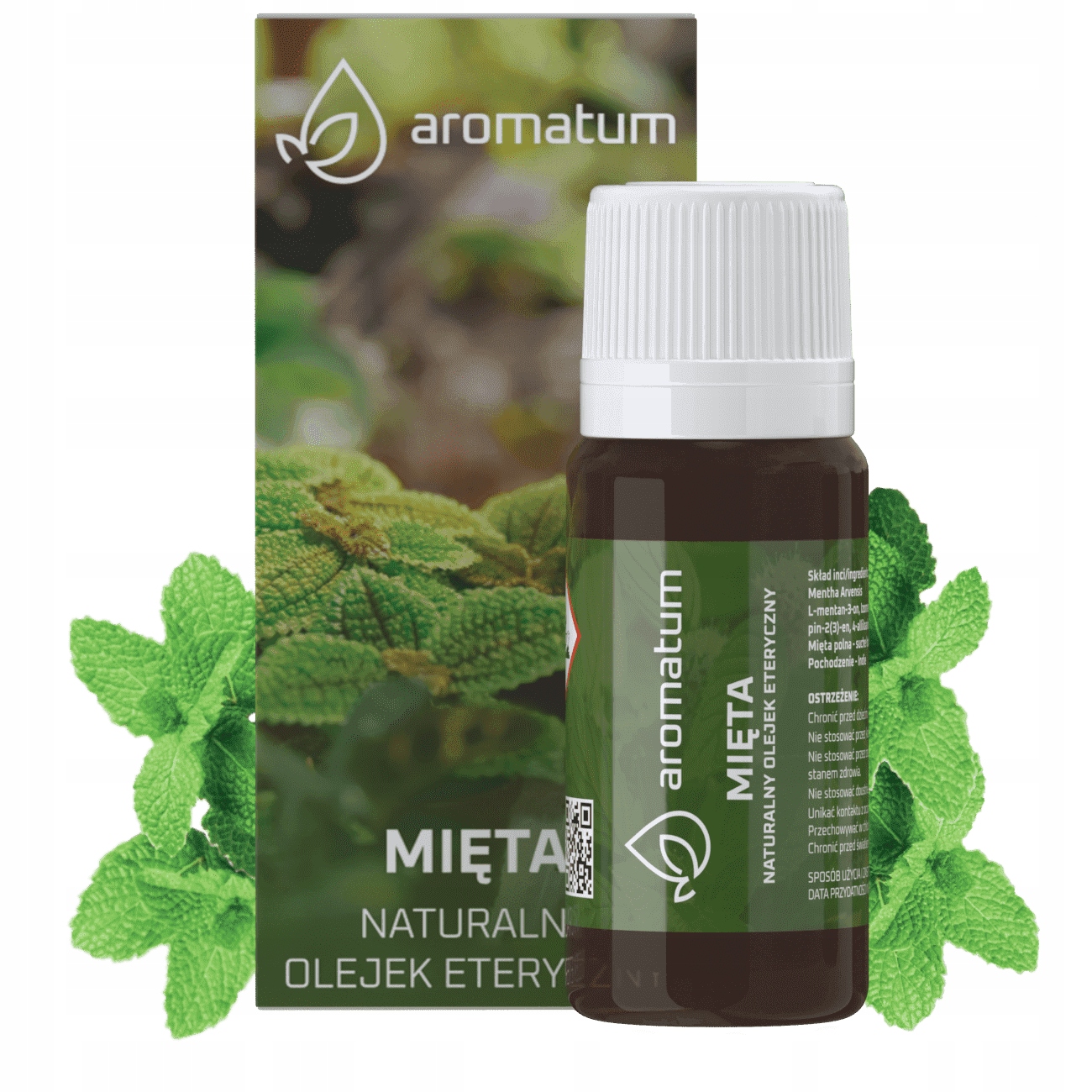 

Naturalny Olejek Eteryczny Mięta Aromaterapia 12ml