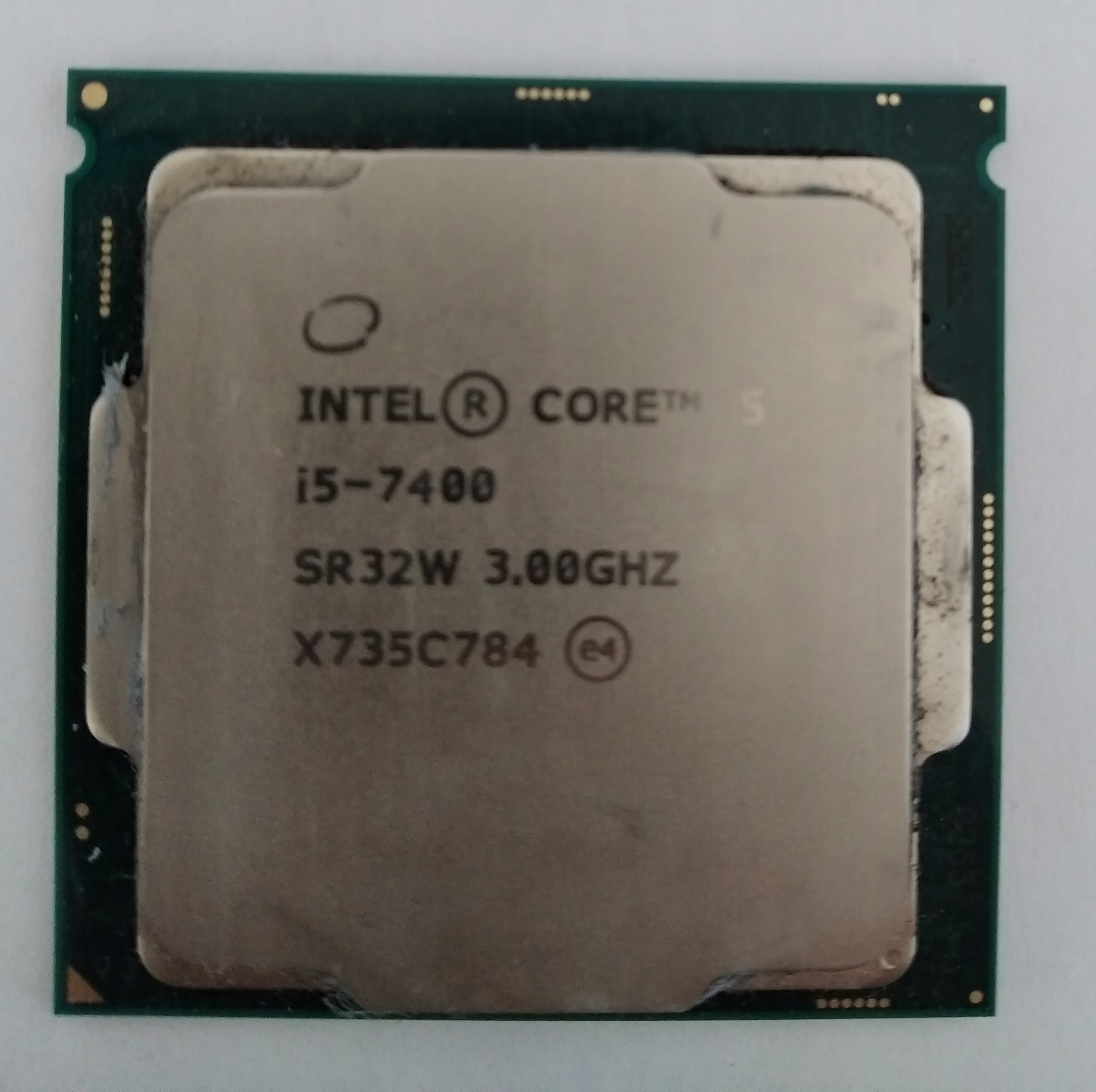 Core i5 7400　3.0GHz 6M LGA1151 65W　SR32W