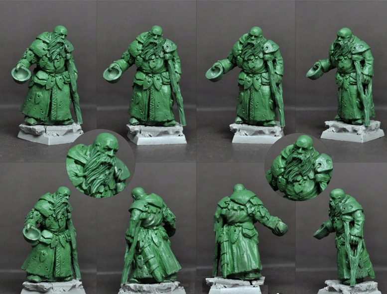 Scibor 28FM0617 Figurka Rpg Ranny Rycerz Wojownik Żebrak Podstawka 28mm