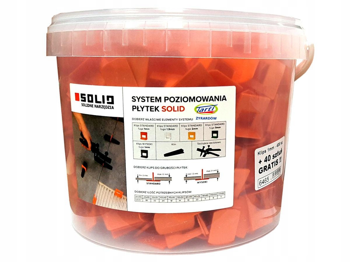 Solid Klipy 400 40 1 MM Kbelík K2