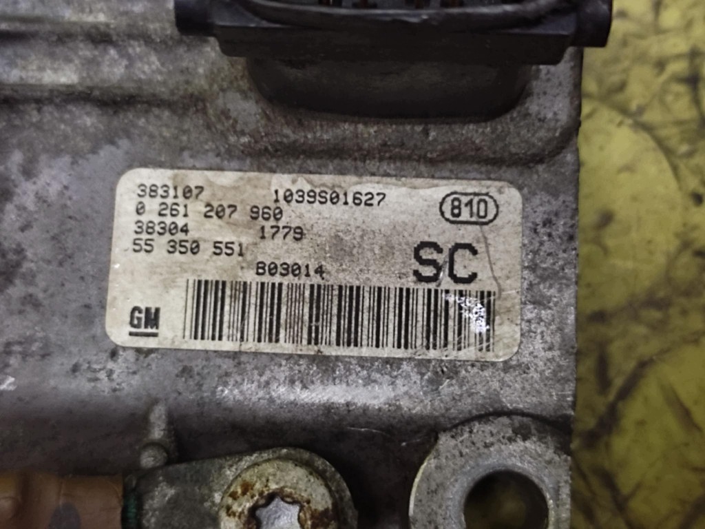 OPEL CORSA C 1.0 control unit of the engine 0261207960
