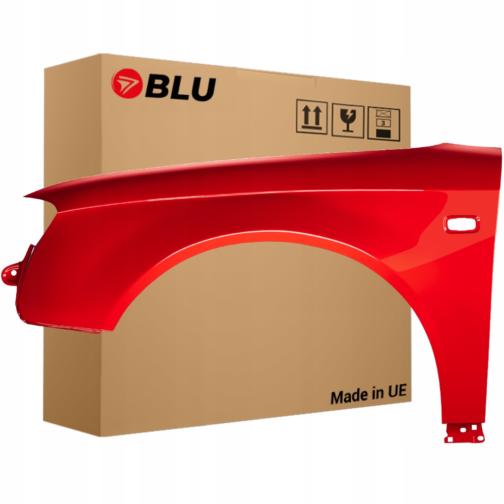 Blu Blatník Audi A4 B7 LY3J levý červený 04-08 přední
