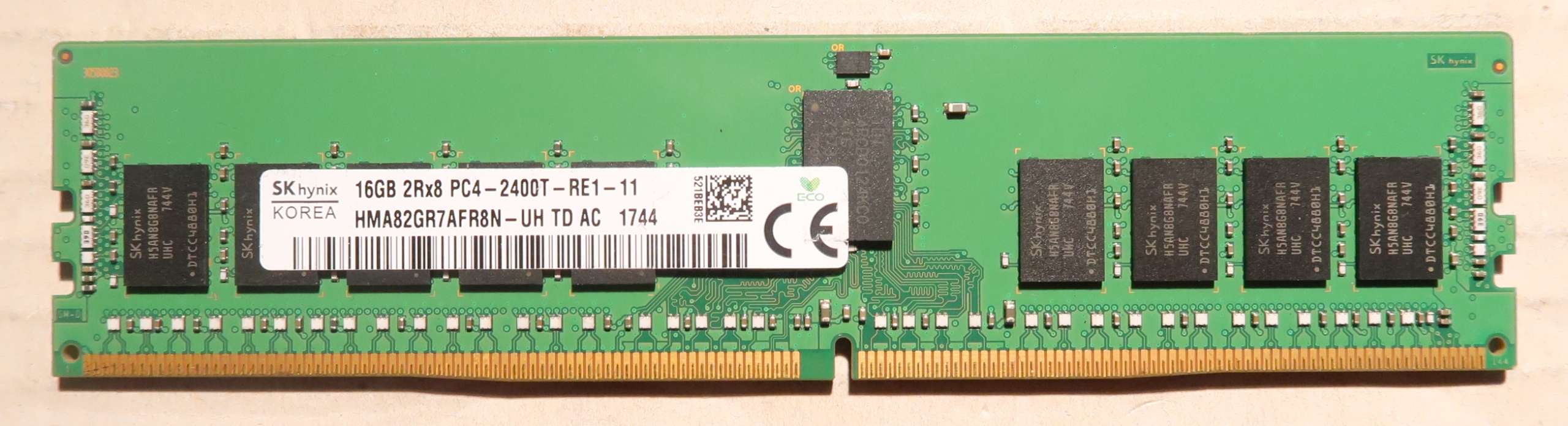 Pamięć 16GB DDR4 PC4-2400T 2400MHz ECC-Reg Hynix
