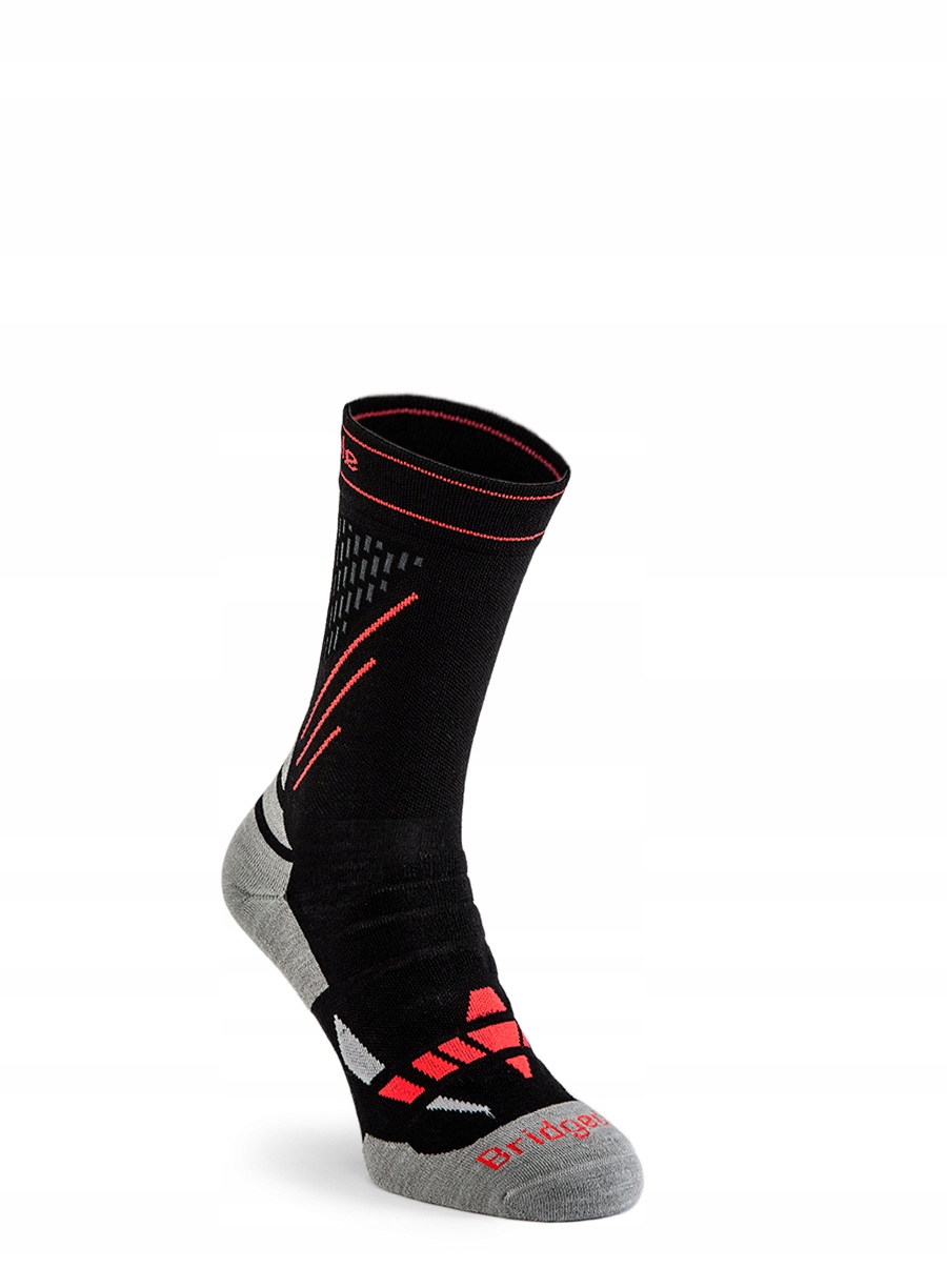 Skarpety narciarskie damskie Bridgedale Ski Nordic Merino black/stone 35-37