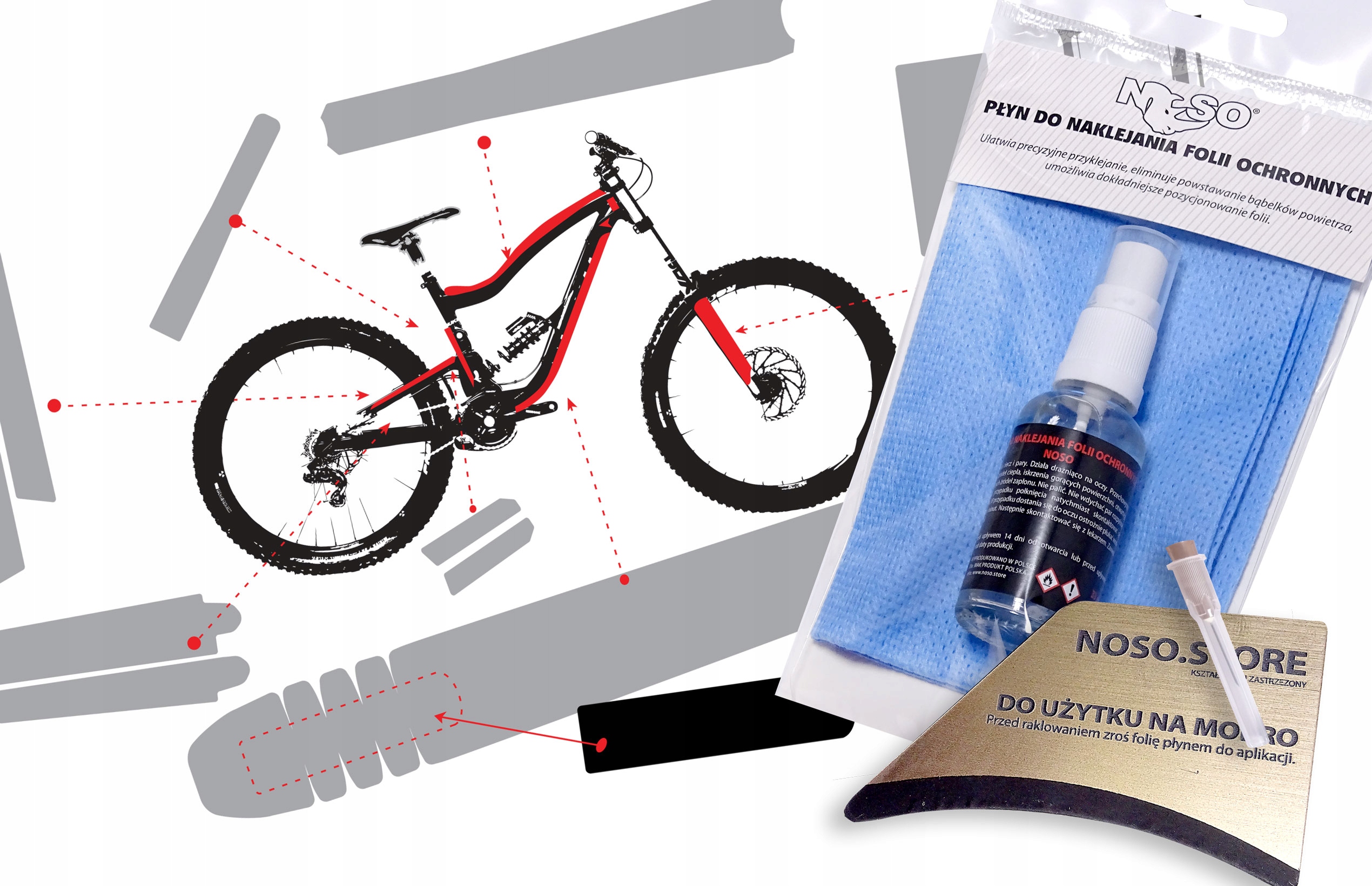 Fólie na kolo Dh Enduro sada XXL|fólie záblesk 5 let Strong