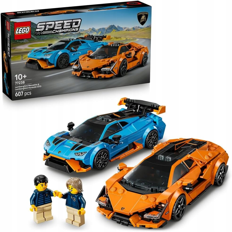 Lego Speed Champions Lamborghini Revuelto Huracán Sto 77238 10+