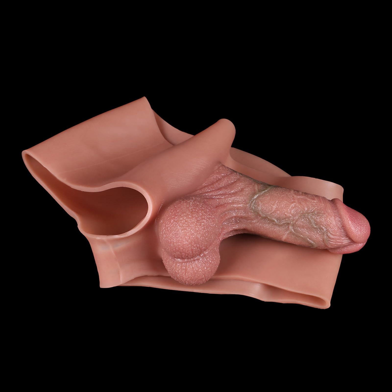 CAFUREY Silikonowy Realistyczny Dildo z Paskiem dla Kobiet i Lesbijek — miniatura 4