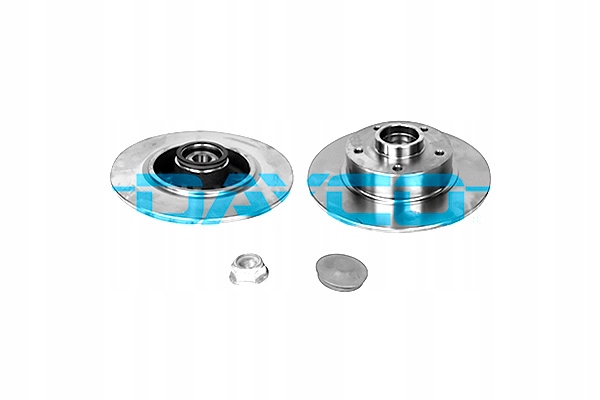 Тормозной диск 2SZT. зад с renault Dayco # pro+ Kit7
