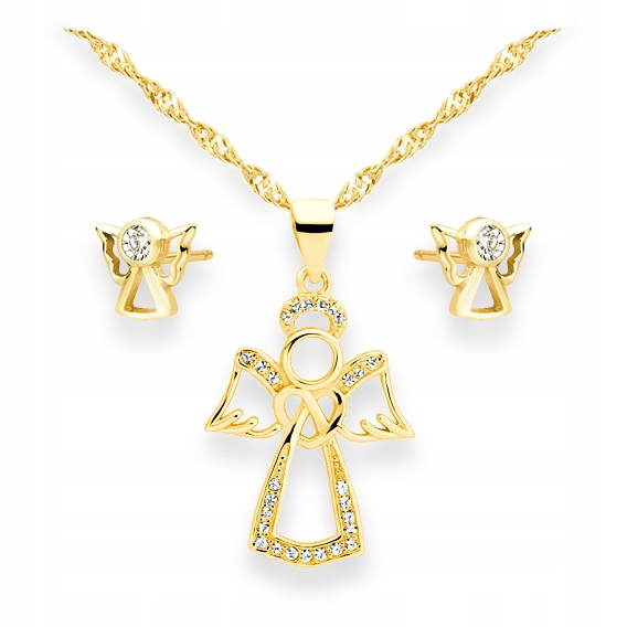 PREZENT PIERWSZĄ KOMUNIĘ ŚWIĘTĄ ŁAŃCUSZEK ANIOŁEK Marka inny