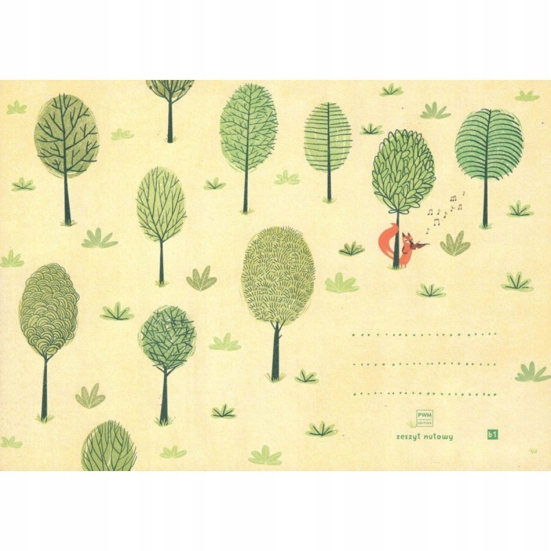 PWM Zeszyt nutowy B1 A5