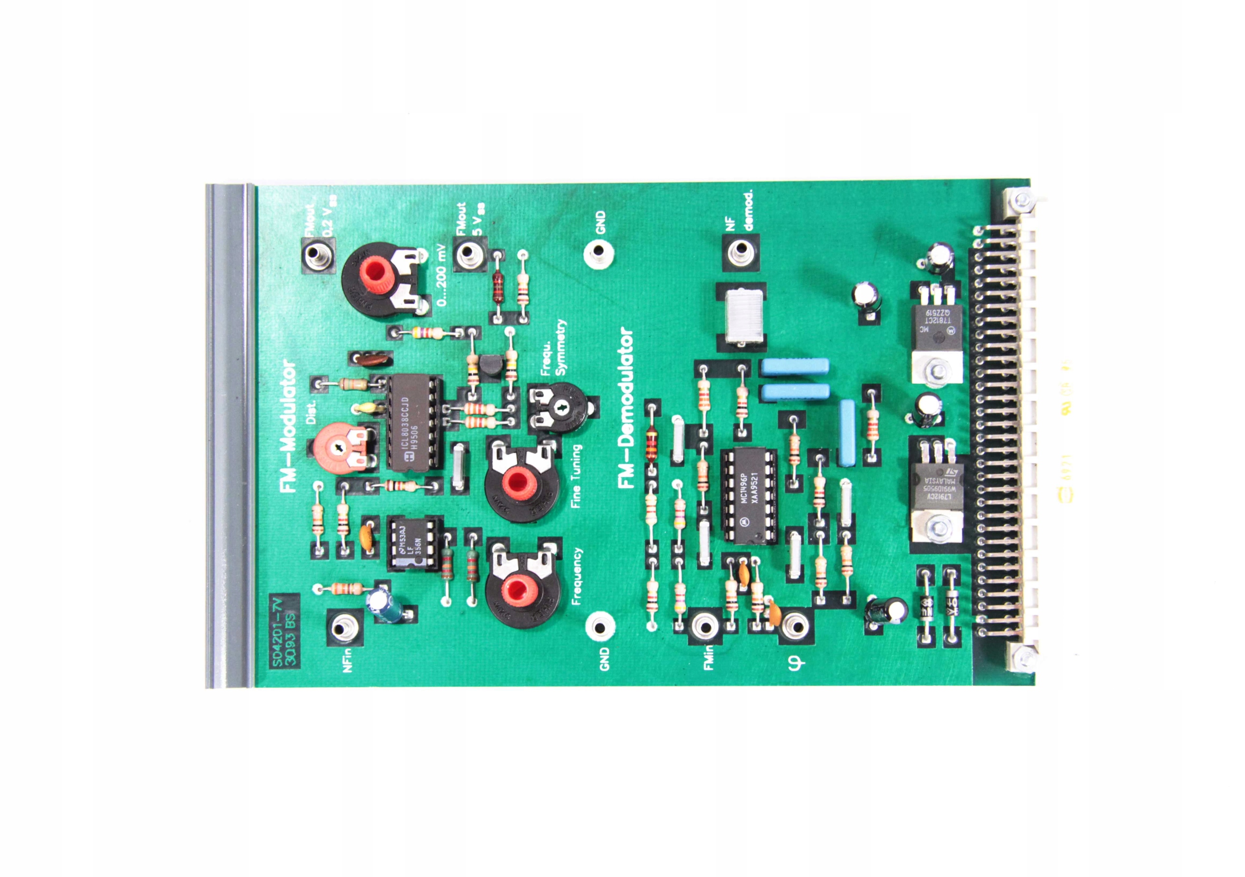 МОДУЛЬ ШКОЛЬНОГО МОДУЛЯТОРА ДЕМОДУЛЯТОРА FM
