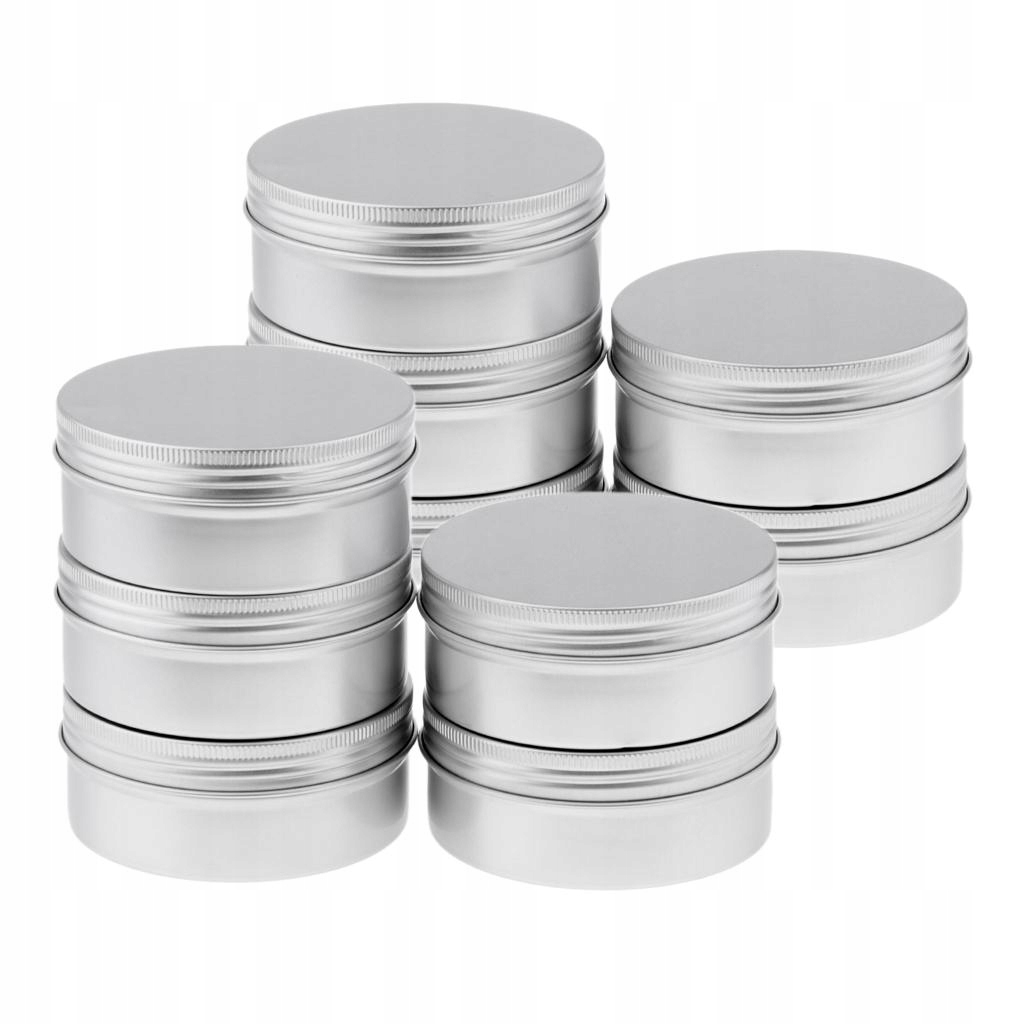 10 . 250ml aluminiowych puszek, okrągłych