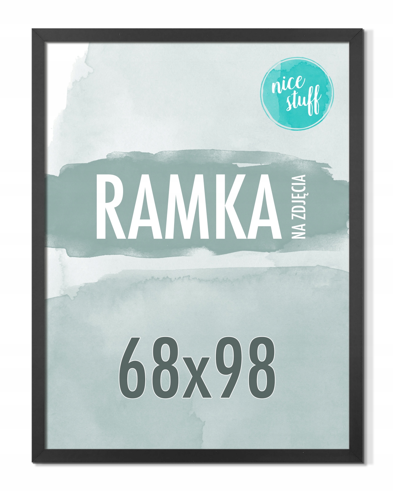Rámeček 69x98 Rámeček Na Fotografie 98x68 Plakát Rámečky na fotografie Černé